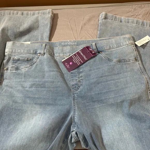 NEW Gloria Vanderbilt Women's Blue Jeans Size: 22 - Picture 11 of 15